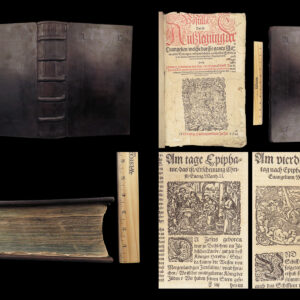 Postilla – Works of Johann Avenarius Habermann – 1582 | Large Frankfurt Folio