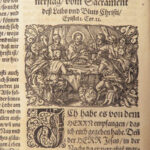 Postilla – Works of Johann Avenarius Habermann – 1582 | Large Frankfurt Folio