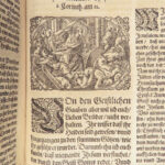 Postilla – Works of Johann Avenarius Habermann – 1582 | Large Frankfurt Folio