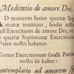 Praxis et brevis declaration – Luis de la Palma – 1634 | First Edition Jesuit Commentary on Spiritual Exercises