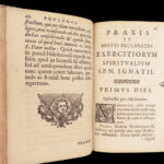 Praxis et brevis declaration – Luis de la Palma – 1634 | First Edition Jesuit Commentary on Spiritual Exercises