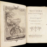 Histoire philosophique – Guillaume Thomas Raynal – 1774 | First edition, 7v Set w/ Maps