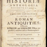 Romanæ Historiæ Anthologia – Thomas Godwyn – 1680 | Three Works Bound Together