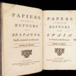 Papers Relative to the Rupture with Spain – 1762 | William Pitt Letters, Historical Provenance