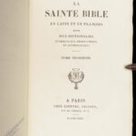 La Sainte Bible – Lefèvre – 1828–1834 | 13 Vols, Latin & French, Illustrated
