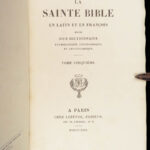La Sainte Bible – Lefèvre – 1828–1834 | 13 Vols, Latin & French, Illustrated