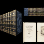La Sainte Bible – Lefèvre – 1828–1834 | 13 Vols, Latin & French, Illustrated