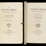 La Sainte Bible – Lefèvre – 1828–1834 | 13 Vols, Latin & French, Illustrated