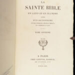 La Sainte Bible – Lefèvre – 1828–1834 | 13 Vols, Latin & French, Illustrated