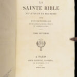 La Sainte Bible – Lefèvre – 1828–1834 | 13 Vols, Latin & French, Illustrated