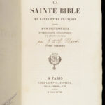 La Sainte Bible – Lefèvre – 1828–1834 | 13 Vols, Latin & French, Illustrated