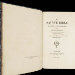 La Sainte Bible – Lefèvre – 1828–1834 | 13 Vols, Latin & French, Illustrated