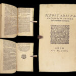 Scholae historicae – Victorinus Strigel – 1586 | First Edition Commentary on Melanchthon