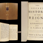Secret History of the Reigns of Charles II and James II – John Phillips | First edition