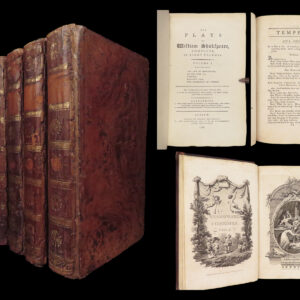 The Plays of William Shakespeare – 1796 | English, Illustrated 6 volumes