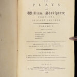 The Plays of William Shakespeare – 1796 | English, Illustrated 6 volumes