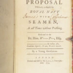 Proposal to Supply the Royal Navy – 1759 | Dedicated to William Pitt | Fine Binding