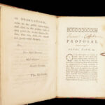 Proposal to Supply the Royal Navy – 1759 | Dedicated to William Pitt | Fine Binding