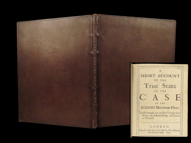 Image of Account of Suedish Merchant Ships – 1697 | First Edition Pamphlet, French Trade