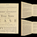 Account of Suedish Merchant Ships – 1697 | First Edition Pamphlet, French Trade