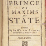 The Prince – Walter Raleigh – 1642 | First Edition | British Politics