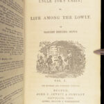 Uncle Tom’s Cabin, Harriet Beecher Stowe – 1852 | First Edition in 2 volumes