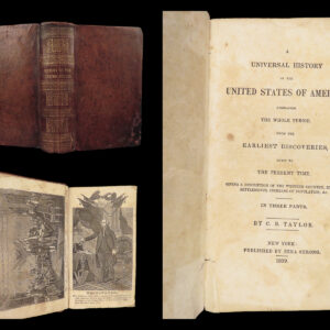 Universal History of the United States – C.B. Taylor – 1839 | Illustrated, 34 Engravings