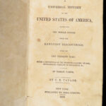 Universal History of the United States – C.B. Taylor – 1839 | Illustrated, 34 Engravings