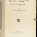 Up From Slavery – Booker T. Washington – 1901 | First Edition