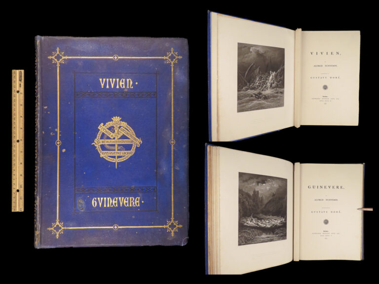 Image of 1867 Vivien Guinevere Tennyson Gustave DORÉ Idylls of King Arthur 1st edition
