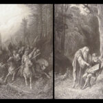 1867 Vivien Guinevere Tennyson Gustave DORÉ Idylls of King Arthur 1st edition