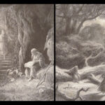 1867 Vivien Guinevere Tennyson Gustave DORÉ Idylls of King Arthur 1st edition