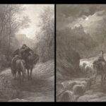 1867 Vivien Guinevere Tennyson Gustave DORÉ Idylls of King Arthur 1st edition