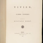 1867 Vivien Guinevere Tennyson Gustave DORÉ Idylls of King Arthur 1st edition