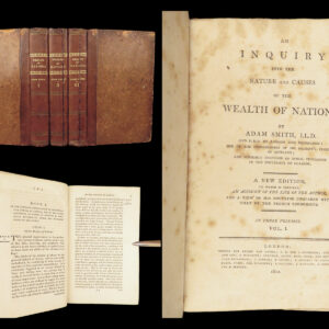 Wealth of Nations – Adam Smith – 1812 | Foundational Economics, 3v Set