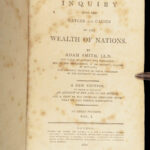 Wealth of Nations – Adam Smith – 1812 | Foundational Economics, 3v Set