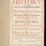 The History of the Wicked Plots – Henry Foulis – 1662 | Polemical Anti-Jesuit Folio