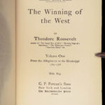 The Winning of the West – Theodore Roosevelt – 1903 | 4 Volumes with Maps