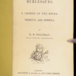 Works of William Makepeace Thackeray – 1856 | 10 Volumes, Fine Blue Moroccan Binding