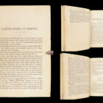 Works of William Makepeace Thackeray – 1856 | 10 Volumes, Fine Blue Moroccan Binding