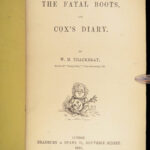 Works of William Makepeace Thackeray – 1856 | 10 Volumes, Fine Blue Moroccan Binding
