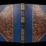 Works of William Makepeace Thackeray – 1856 | 10 Volumes, Fine Blue Moroccan Binding