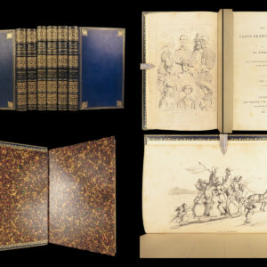 Works of William Makepeace Thackeray – 1843 | 6 Volumes, Beautiful Binding