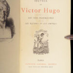 Oeuvres de Victor Hugo – Victor Hugo – 1880s | 16 Vols, French, Leather