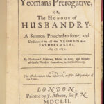 The Yeomans Prerogative – Nathanael Newbury – 1652 | Early Puritan Sermon on Farming
