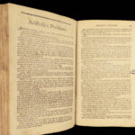 Works of Aristotle – 1802 | Greek Philosophy, Problemata Physica