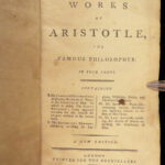 Works of Aristotle – 1802 | Greek Philosophy, Problemata Physica