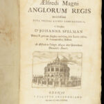 Ælfredi Magni Anglorum – John Spelman – 1678 | First edition, Alfred the Great
