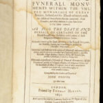 Ancient Funerall Monuments – John Weever – 1631 | First Edition, English Burial Laws