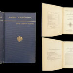 Anna Karenina – Leo Tolstoy – 1886 | Famous First English Language Edition